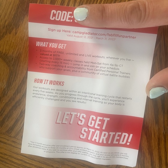 Camp Gladiator Jump Rope + 3mo. Subscription - Picture 4 of 6